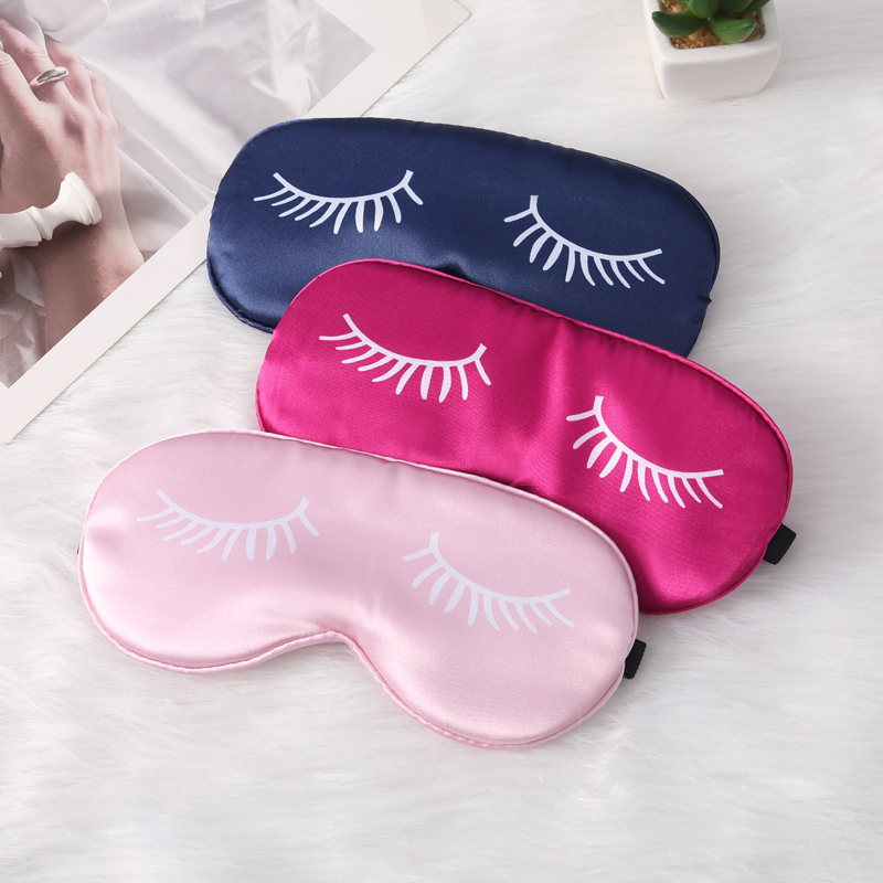 Printed eyelashes to relieve fatigue during lunch break, travel, at home or while sleeping - eye protection mask