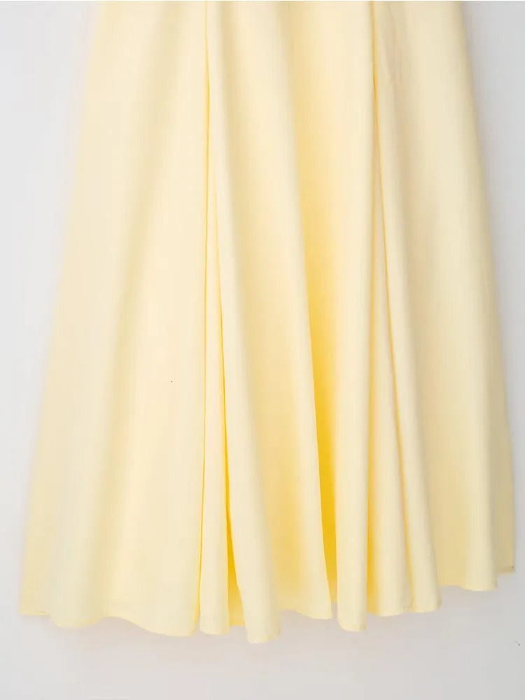 Women Summer Shirts Dress Fashion Casual VNeck 34 Sleeve Solid Female Elegant Street MIDI Dresses Clothing 250604