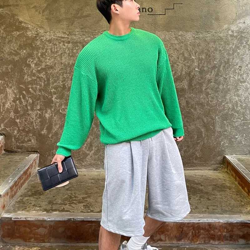 Mens Summer Quick-Dry Loose Workout Shorts Streetwear Hip-Hop Gym Fitness Elastic Waist Casual Short Pants for Running Training XJ250605