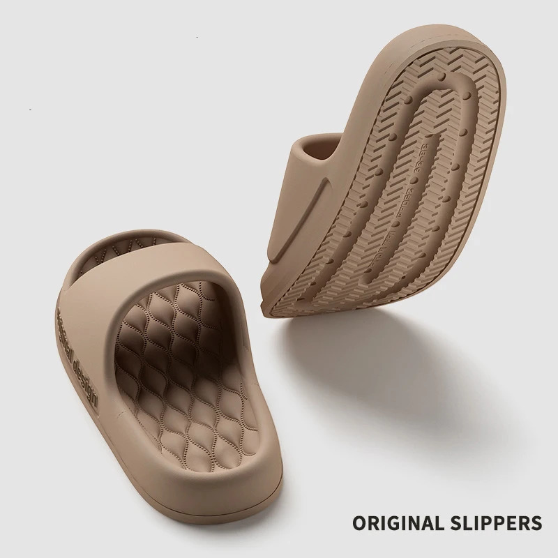 Asgard Mens Summer Slippers 2025 Indoor Anti-slip Bathroome Slippers Comfort Thick Sole Beach Shoes Men Soft EVA Slippers 250605