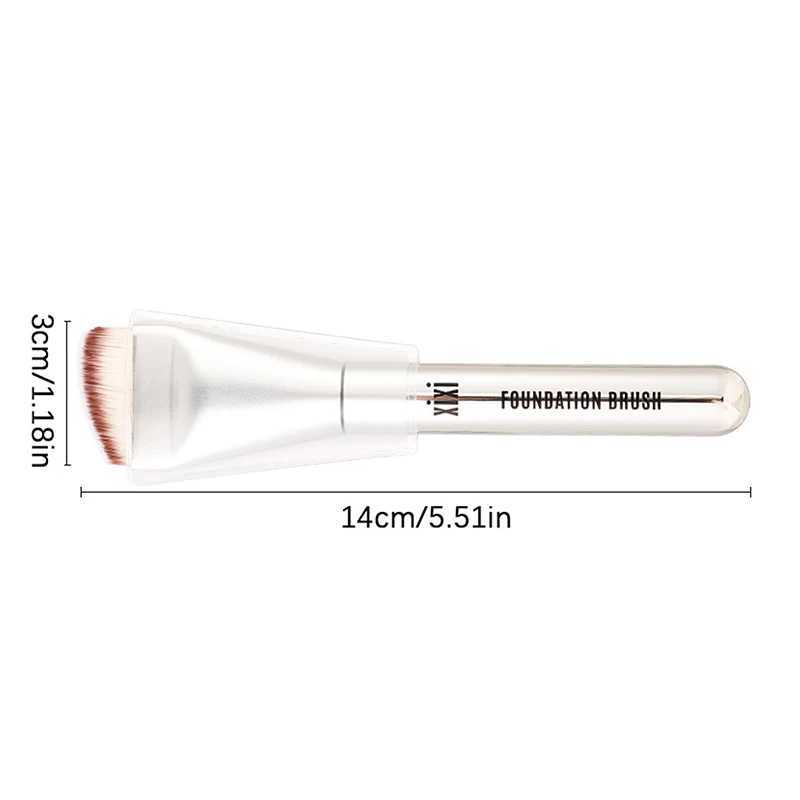 Ultra Thin Foundation Brush Lightweight And Thin Face Contour Brush Flat Contour Brush Foundation Cream Makeup Brush W250605