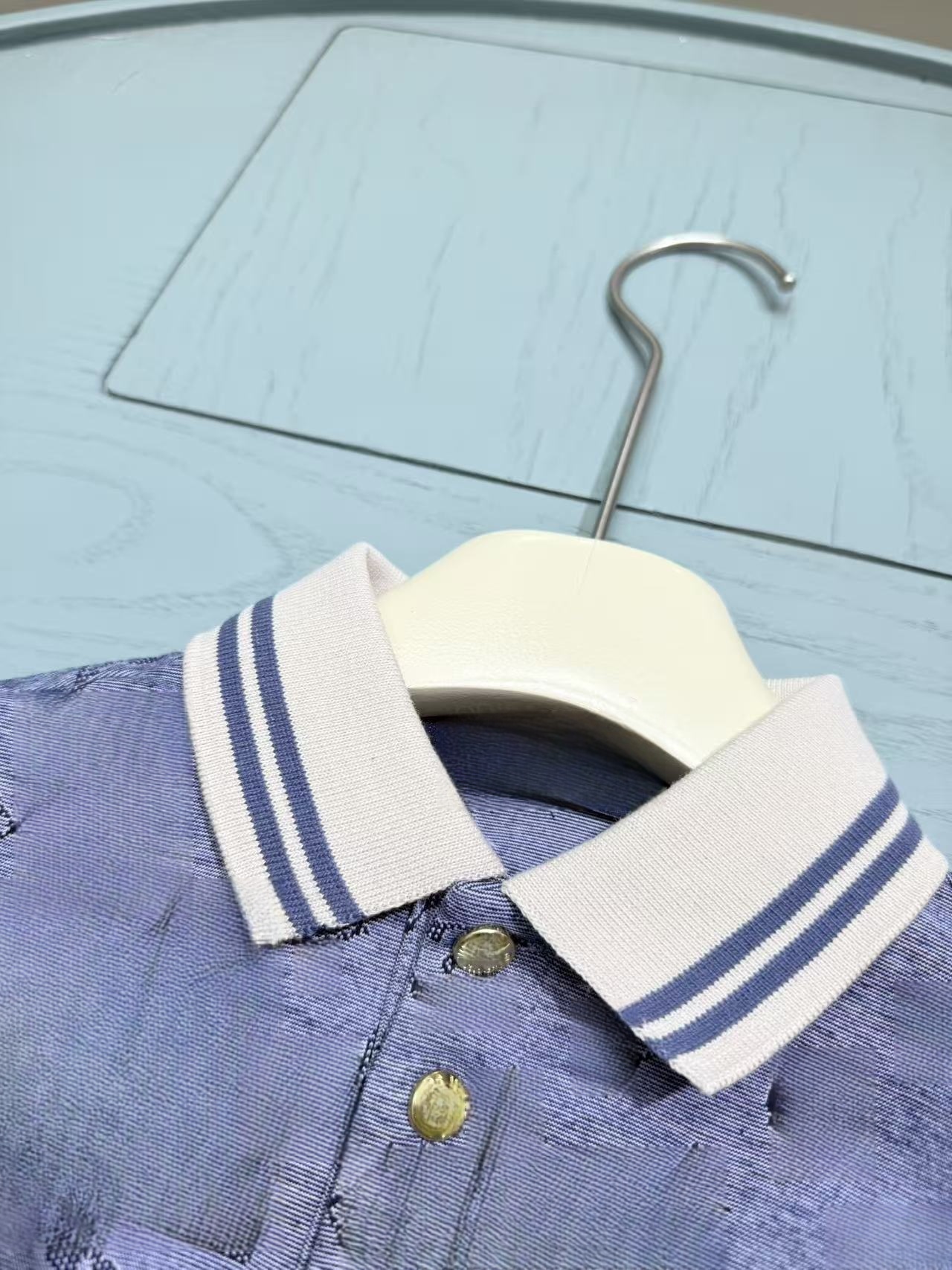 Classics Children letter jacquard polo shirt Summer boys lapel short sleeve casual Tops kids cotton sport tees S3986 y250607VQEQ