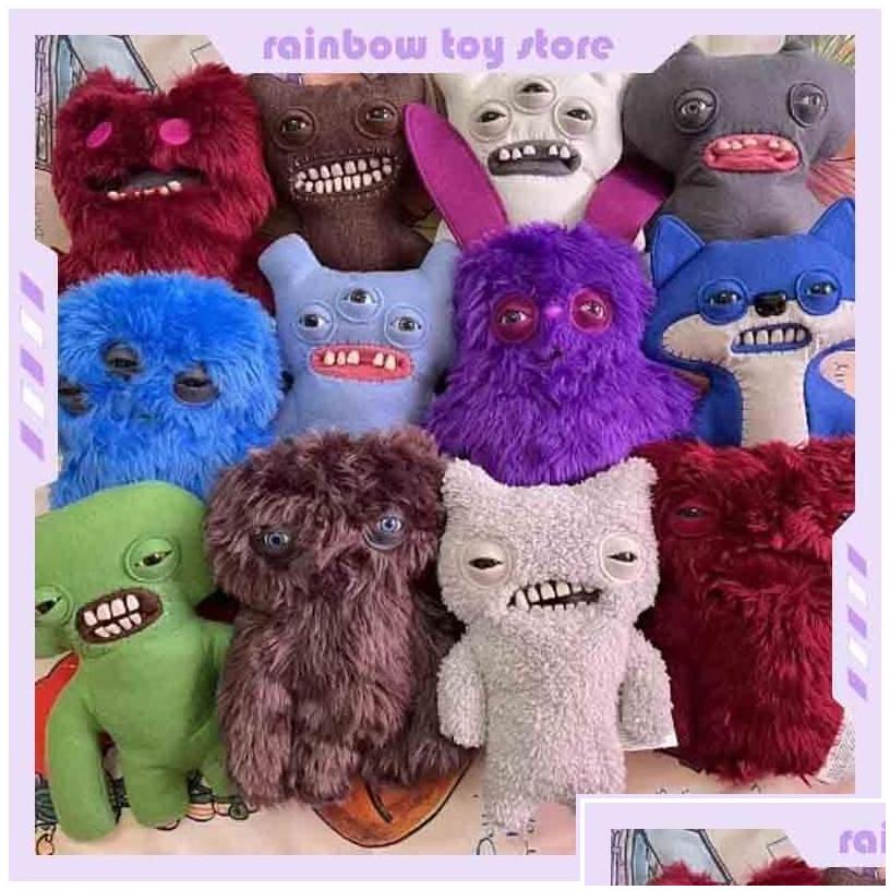 Clothing Accessories For Plush Stuff Fler Funny Ugly Monster Figure Stuffed Toys Toothed Bigtooth Ornament Christmas Gift Kids T Dhmxq