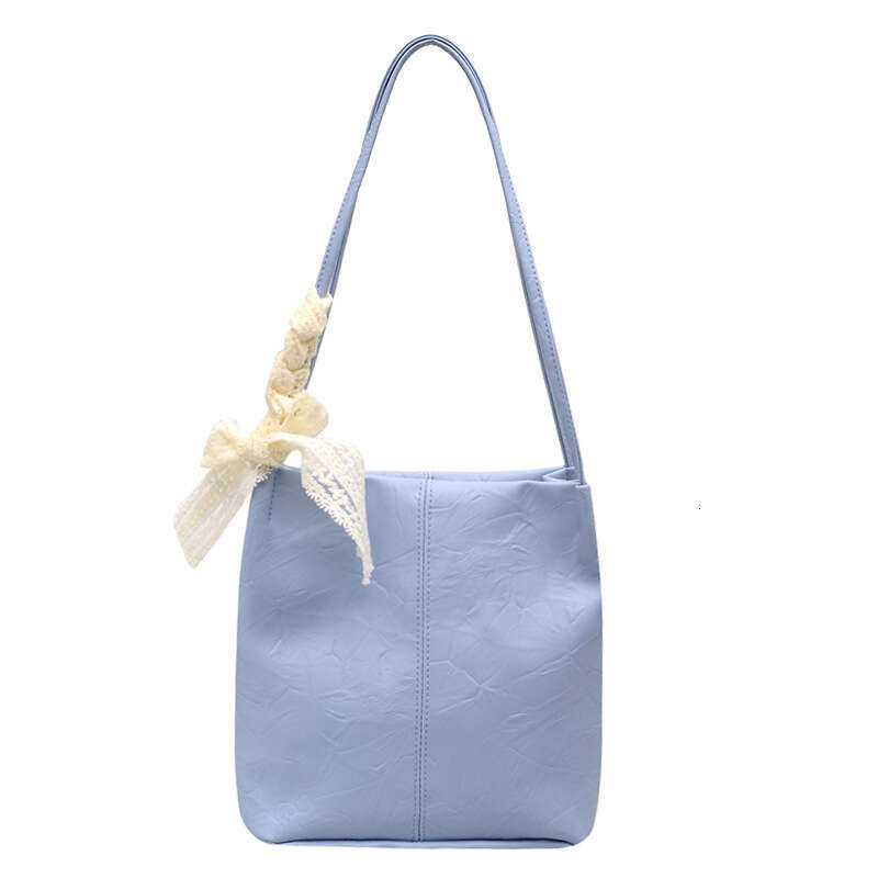 Casual Simple Bowknot Versatile Personality Small Square for Women New High-Quality Texture Commuter Elegant Shoulder Bag