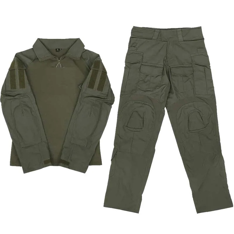 G3 Tactical Pants Men Gen3 Tops Combat Shirts Outdoor Training Camping Suits Camouflage Filed Trousers Hiking Hunting Clothes 250604