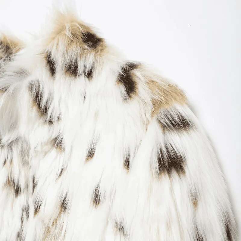 fashion warm fulffy fur coat long sleeves 2025 early spring short jacket vintage loose repal outwear singel breasted clothes