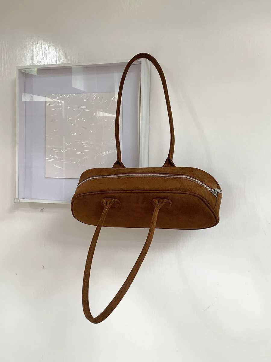 Simple Suede Stick Bag For Women Reliable And Versatile Armpit Bag Womens Autumn And Winter New Shoulder Bag handbag XJ250605
