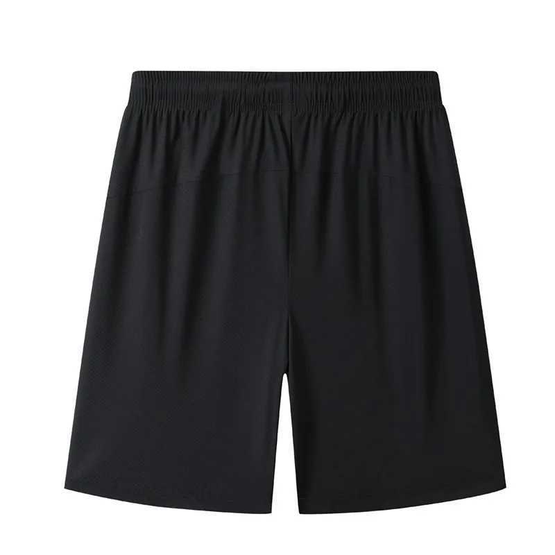 Large Size Ice Silk Five Pants Mens Summer Thin Breathable Shorts Loose Sports Pants Outdoor Casual Shorts XJ250605
