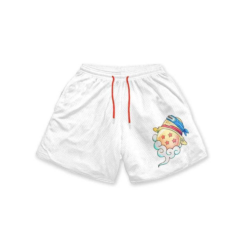 Mens Anime 3D Printed Beach Shorts Elastic Waist Anime Shorts Harman Printed Street Casual Loose Shorts XJ250605