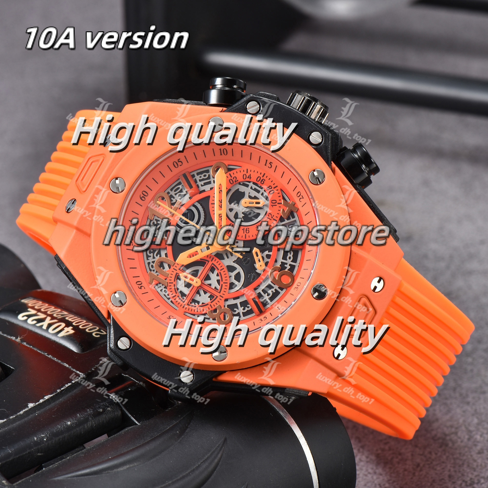 2025 10A Luxury Hublotx Watches Classics Bigbang Mens Designer Hubolot Watch Man Watch Woman Watches Chronograph Quartz Mechanical Automatic Watch 9df