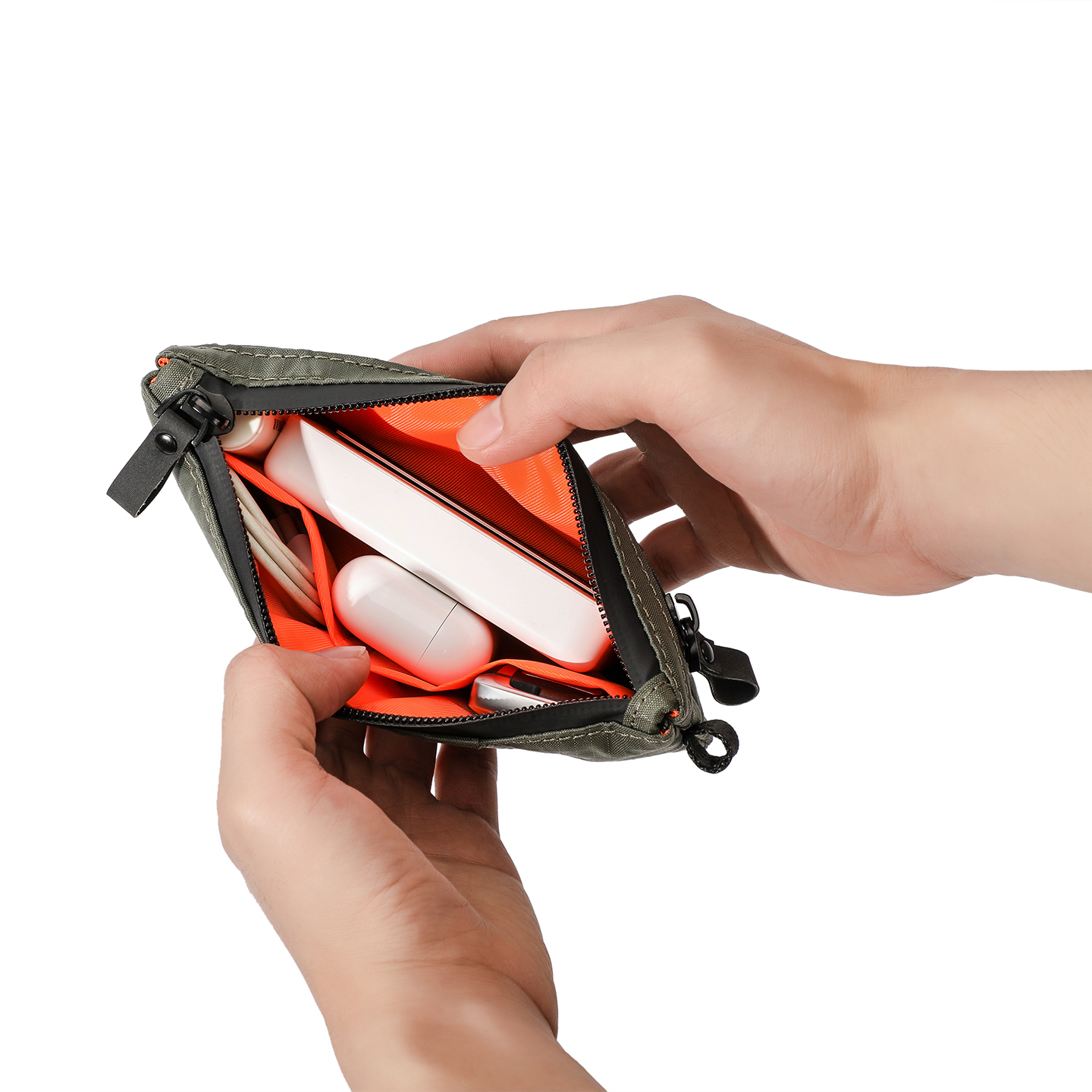 Outdoor multifunctional card bag, men's functional zero wallet, men's key bag, x-pac mobile phone bag, ID storage bag