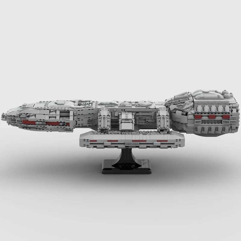 NEW 2222PCS Famous Movie MOC Galactic Battlestar Galactica model DIY creative ideas Spaceship Children Toy Birthday Gift Blocks W250605