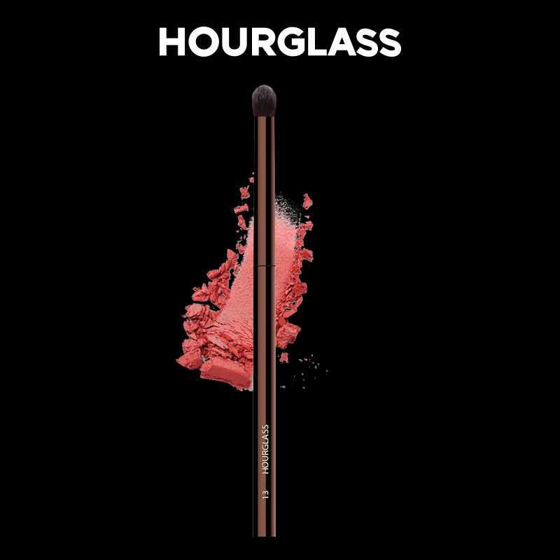 Hourglass Makeup Brush- No.13 Precision Smudge Brush Soft and Skin-friendly Fiber Hair Fashion Design Single Eye Brush W250605