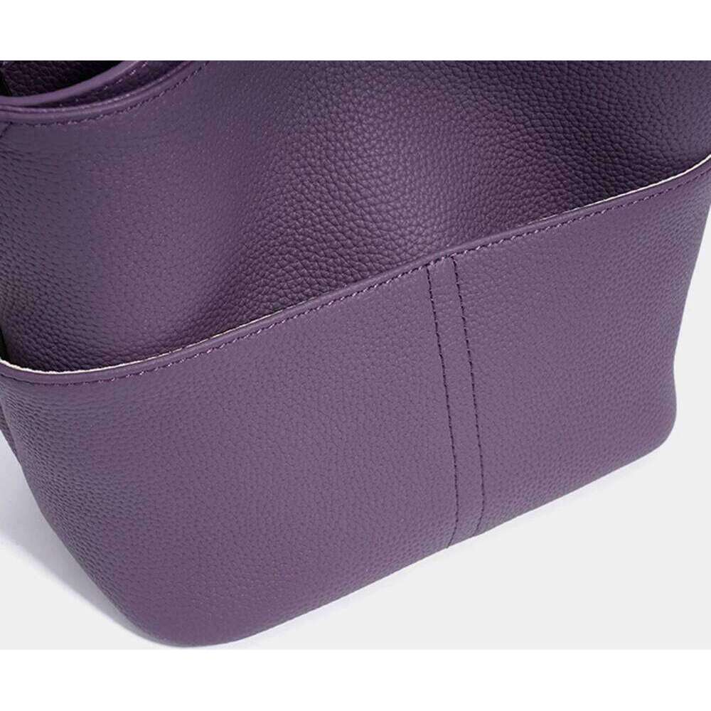 Genuine Leather Female Bucket Bag Personalize Name Cylinder Women Top Handle Handbag Cowhide Drawstring Shoulder Satchel 2025/06/05