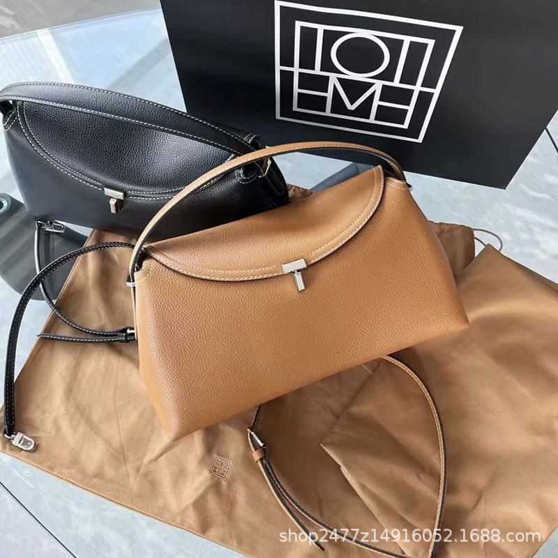 Leather flap handbag, large capacity shoulder width waist bag, designer women's daily commuting shoulder bag, crossbody bag