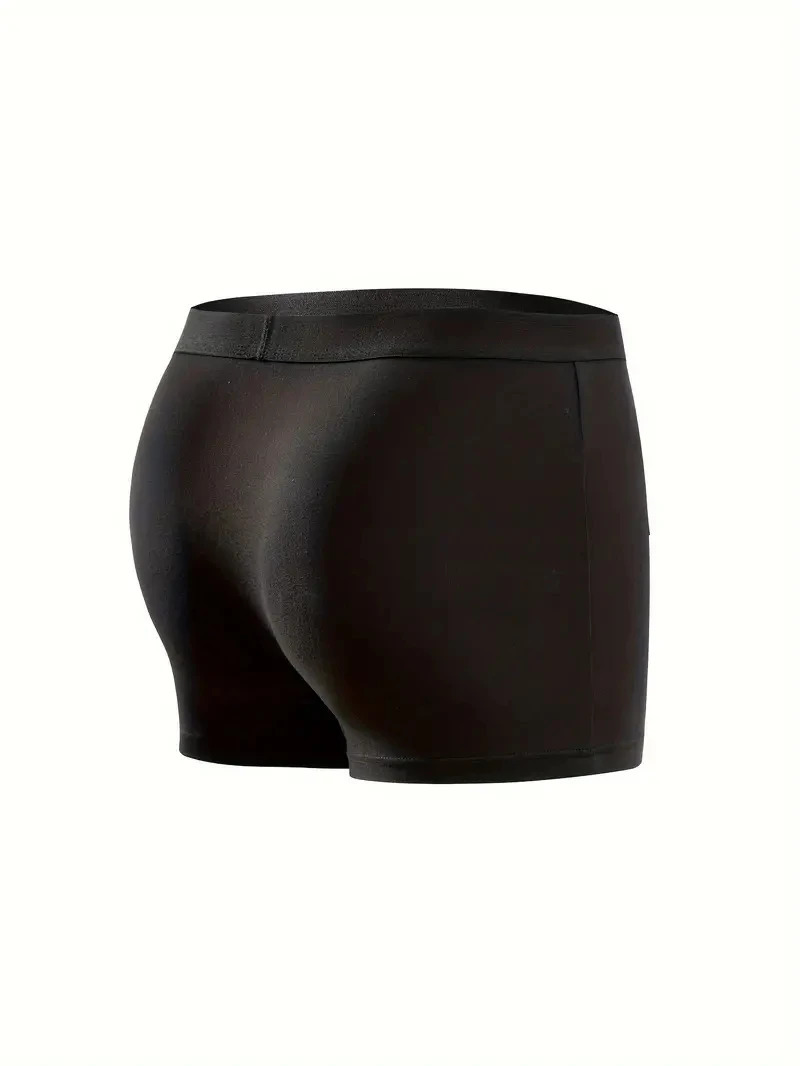 10PCS Mens Underwear Black Color Men Underpant High Stretch Boxer Shorts Sexy Men Panties Plus Size L-4XL Breathable Men Boxer 250605