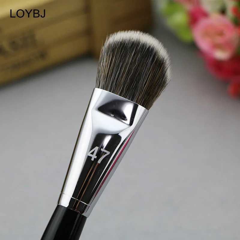 LOYBJ Professional Foundation Brush 47 Broom Head Liquid Foundation Shadow Concealer Brushes Women Face Base Makeup Beauty Tools W250605