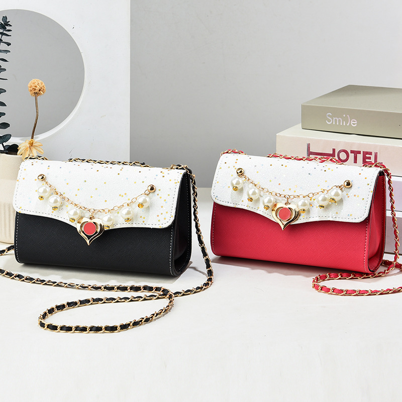 Top quality brand high-quality new style free designer bag cross-border new style shoulder bag sequin Korean crossbody bag fashionable new style free 