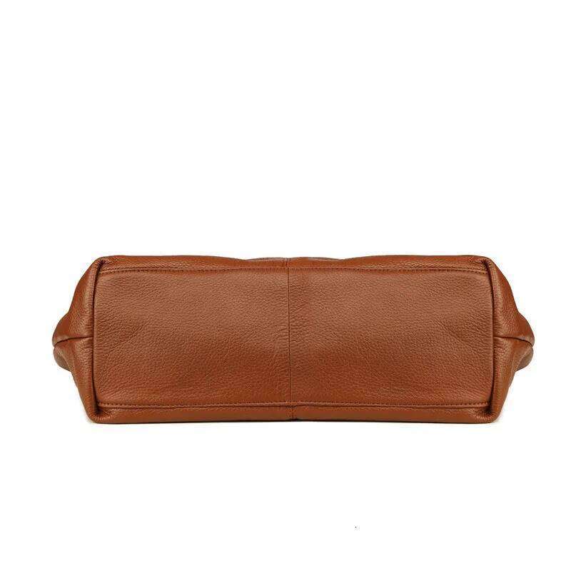 Nesitu High Quality Casual Large Black Brown Genuine Leather A4 Women Handbags Female Totes Lady Shoulder Messenger Bags M07175 2025/06/05