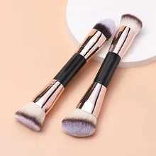 20pcs Custom High Quality Two Double Side Dual Ended Makeup Brush Double Ended Foundation Brushes W250605
