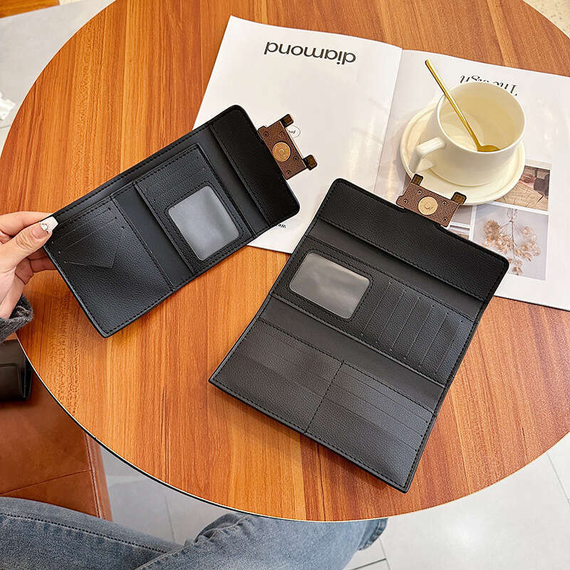 Women's Long H Classic Short Wallet Multi-Card Slot Card Holder