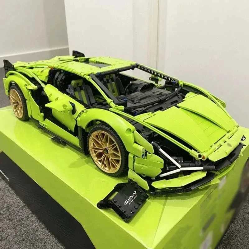 3696PCS Technical Lambo Building Blocks Car Model Compatible 42115 SIAN Roadster Bricks Boys Toys Gifts W250605