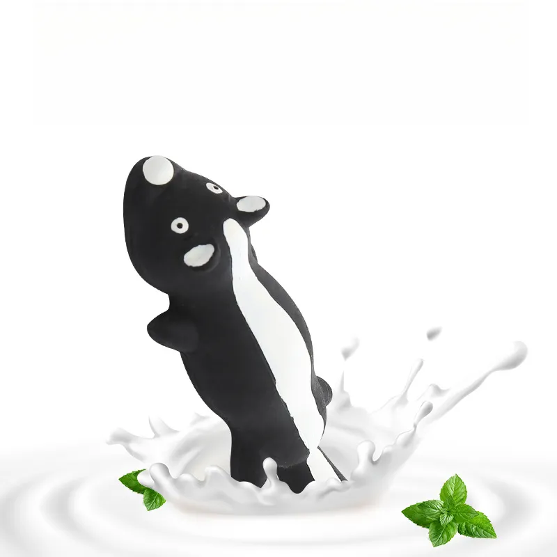 Latex Squeaky Fox Dog Toys Bite Resistant Interactive Dog Toys Pet Supplies 4pcs/Pack