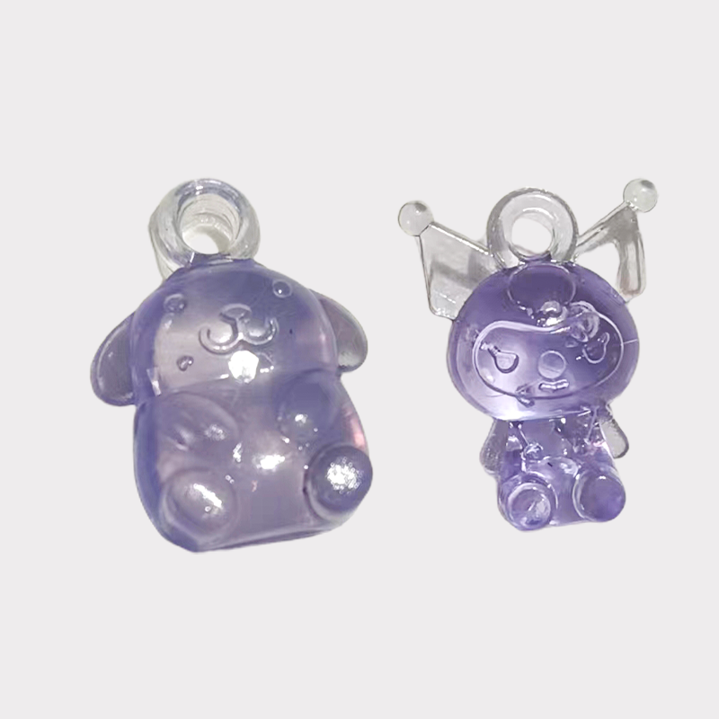Acrylic transparent small delicate modelling charm small pendant 2025 new pendant