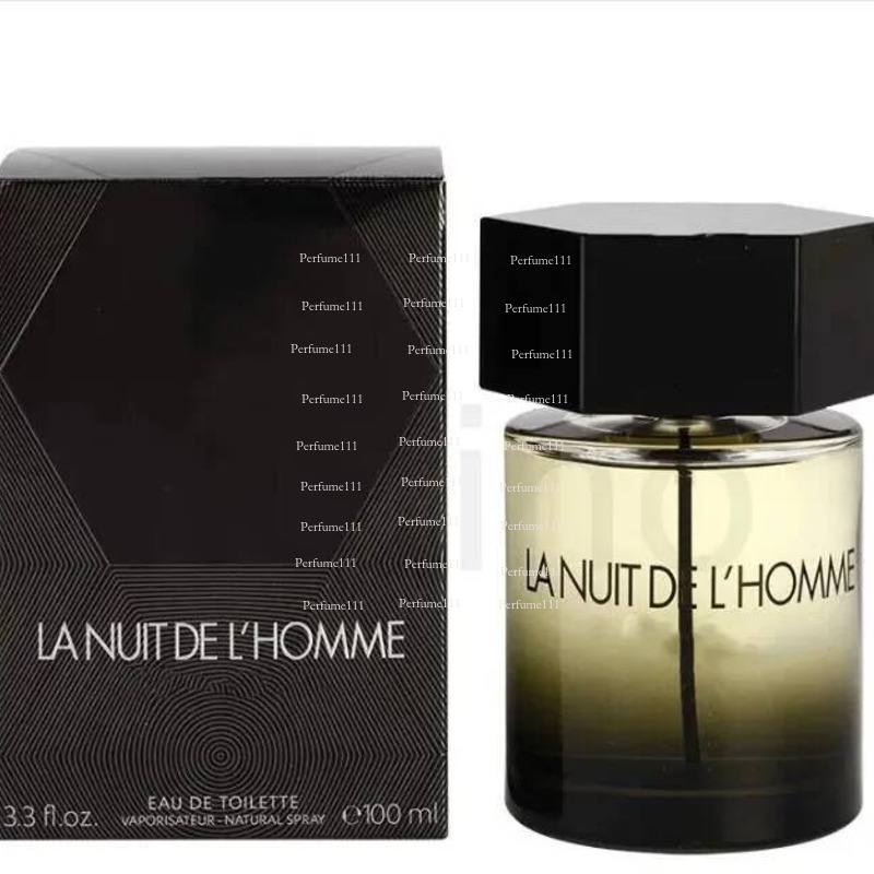 2025 Fashion Brand Perfume Perfume Fragrances For Men Cologne LA NUIT DE LHOMME EDT Long Lasting Parfum Eau De Spray 100ml