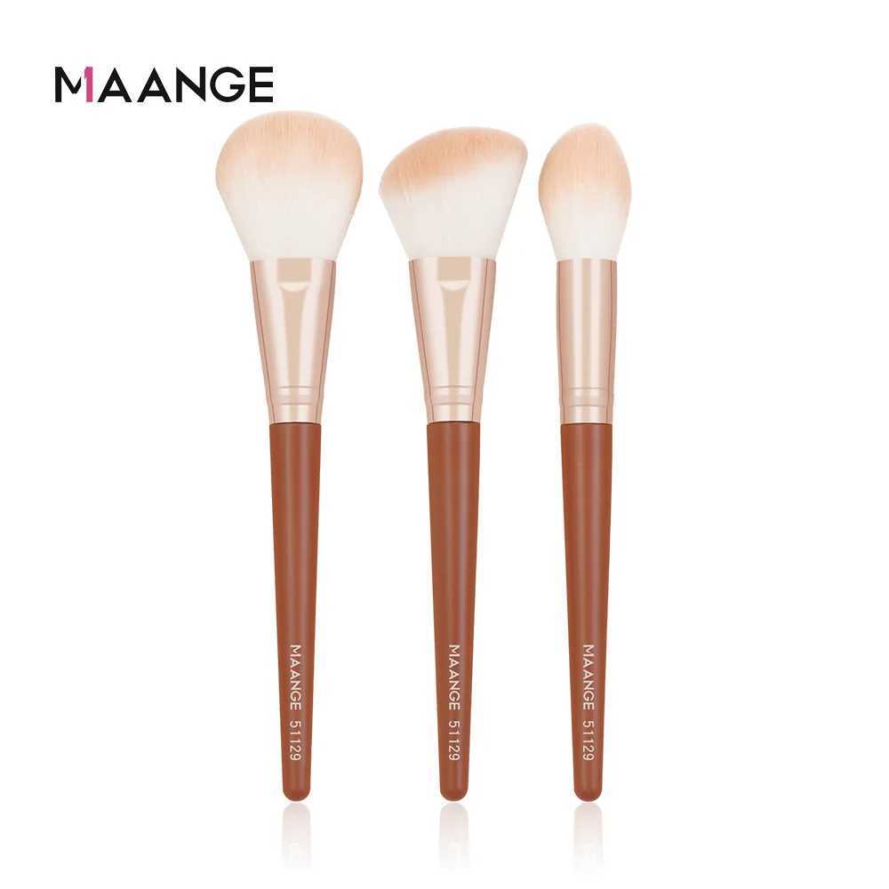 MAANGE Top 3 Makeup Brushes Face Powder Ber Brush Powder Brush Cosmetic Brush W250605