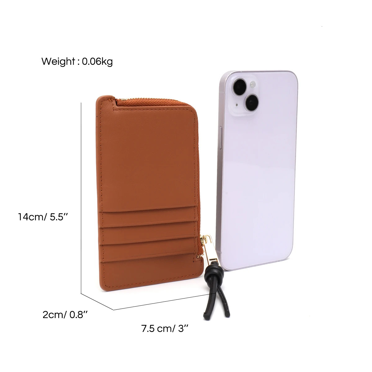 Fashionable Women Real Leather Slim Card Holder Color Block Zip Pocket Cards Coins Cash Portable Daily Coin Purse Small Wallet 250605