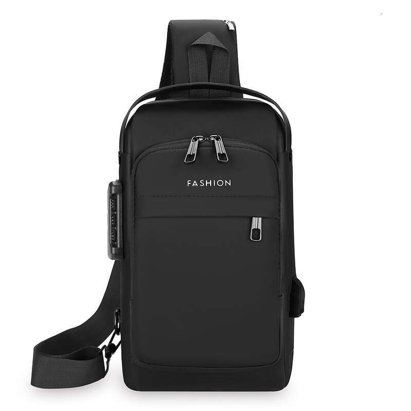 Chest Multifunctional Password Lock Cycling Waterproof Anti-theft Men's Crossbody Business Shoulder Bag