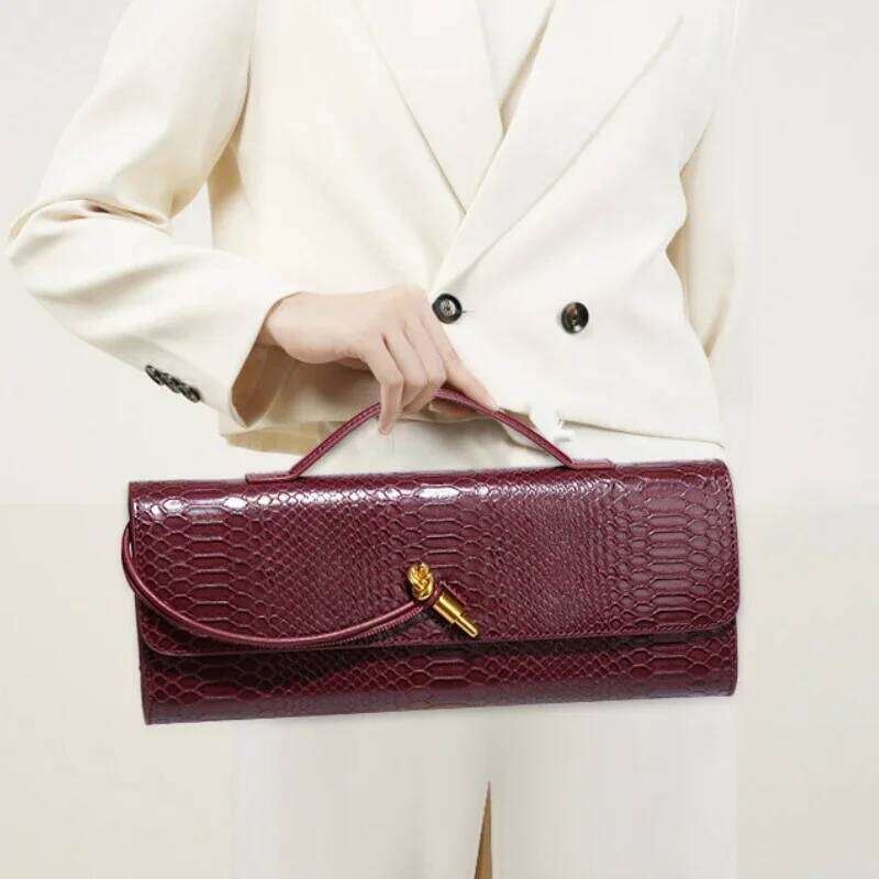 Hot Selling Design Top-Handle Bag For Women Evening Handbag Long Purse PU Crocodile Pattern Crossbody Shoulder Bags Fashion Outfits Designer Bags