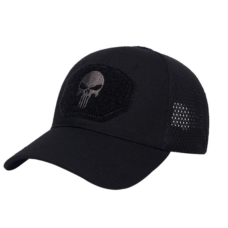 Spring And Summer Military Fan Outdoor Camouflage Baseball Net Hat Special Forces Tactical Camouflage Cap Skull Shade Cap 250603