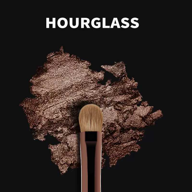Hourglass Makeup Brush Set 10 Soft and Convenient Eyeshadow Concealer Foundation Grooming Face Makeup Brushes W250605