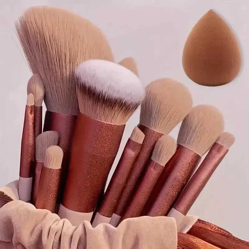 Makeup Brush Set Soft Fluffy Professional Cosmetic Foundation Powder Eyeshadow Kabuki Blending Makeup Brush Beauty Tool Makeup W250605