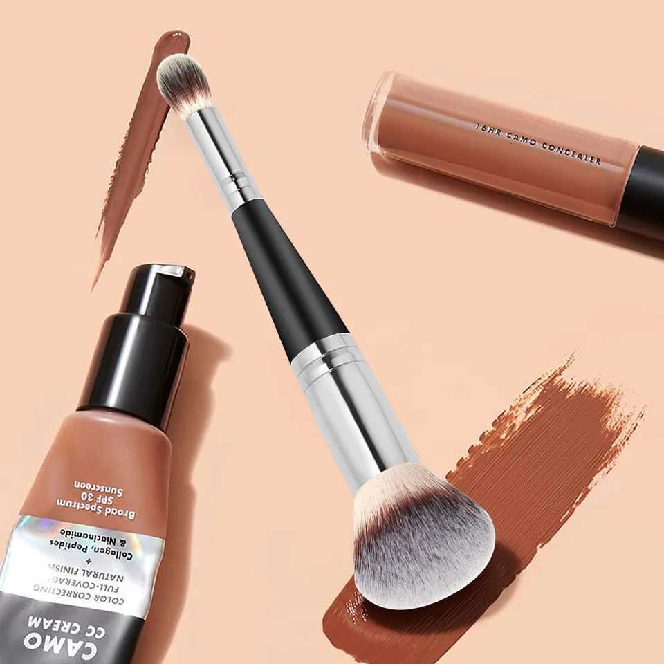 20pcs Customized Private Label Factory Selling New Arrival Cosmetic Tools Foundation Concealer 2 in 1 Makeup BrushW250605
