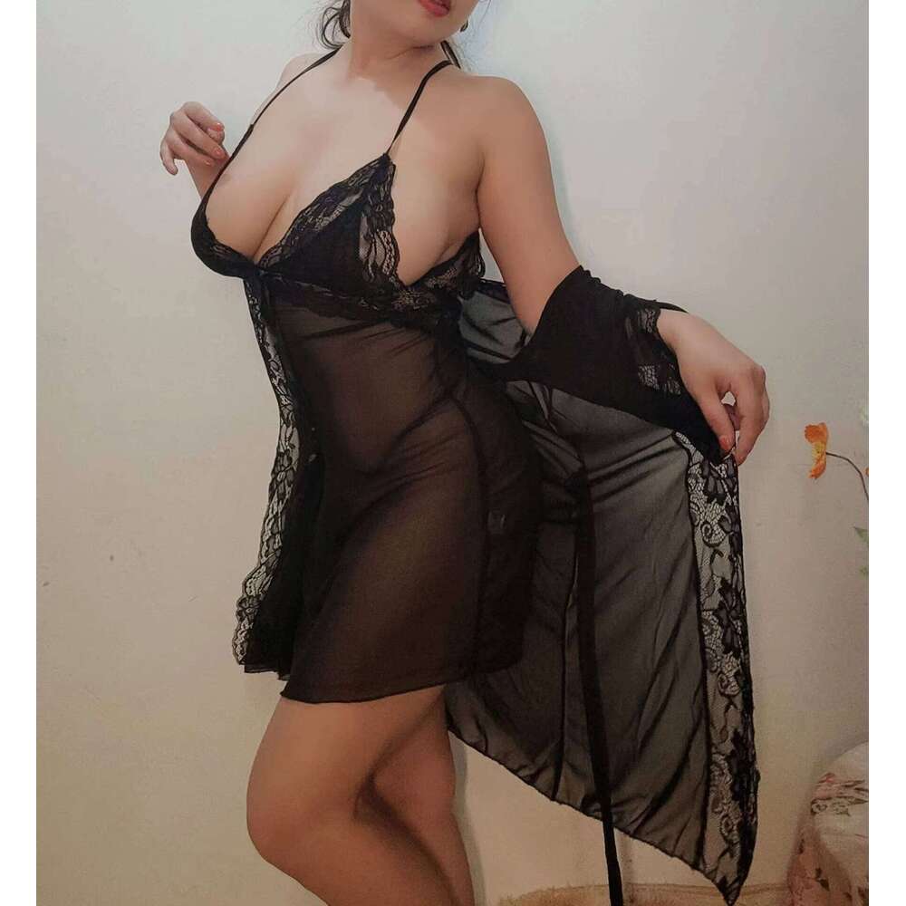 2024 New Hot Plus Size Sexy For Fat Woman Erotic Pamas Black Lace Lingerie Underwear 3Pcs