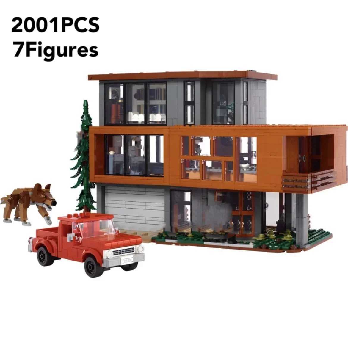 2001PCS 21354 Cullen House Model Kit Building Blocks Villa Forest Cottage Architecture Bricks Building Toy for Adults Gifts W250605