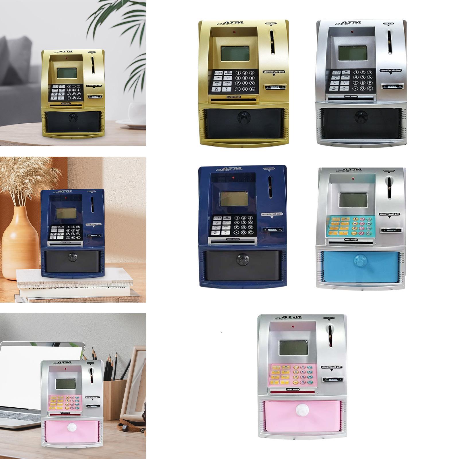ATM Piggy Bank for Kids Money Saving Box for Ages 3 4 5 6 7 8 Years Old