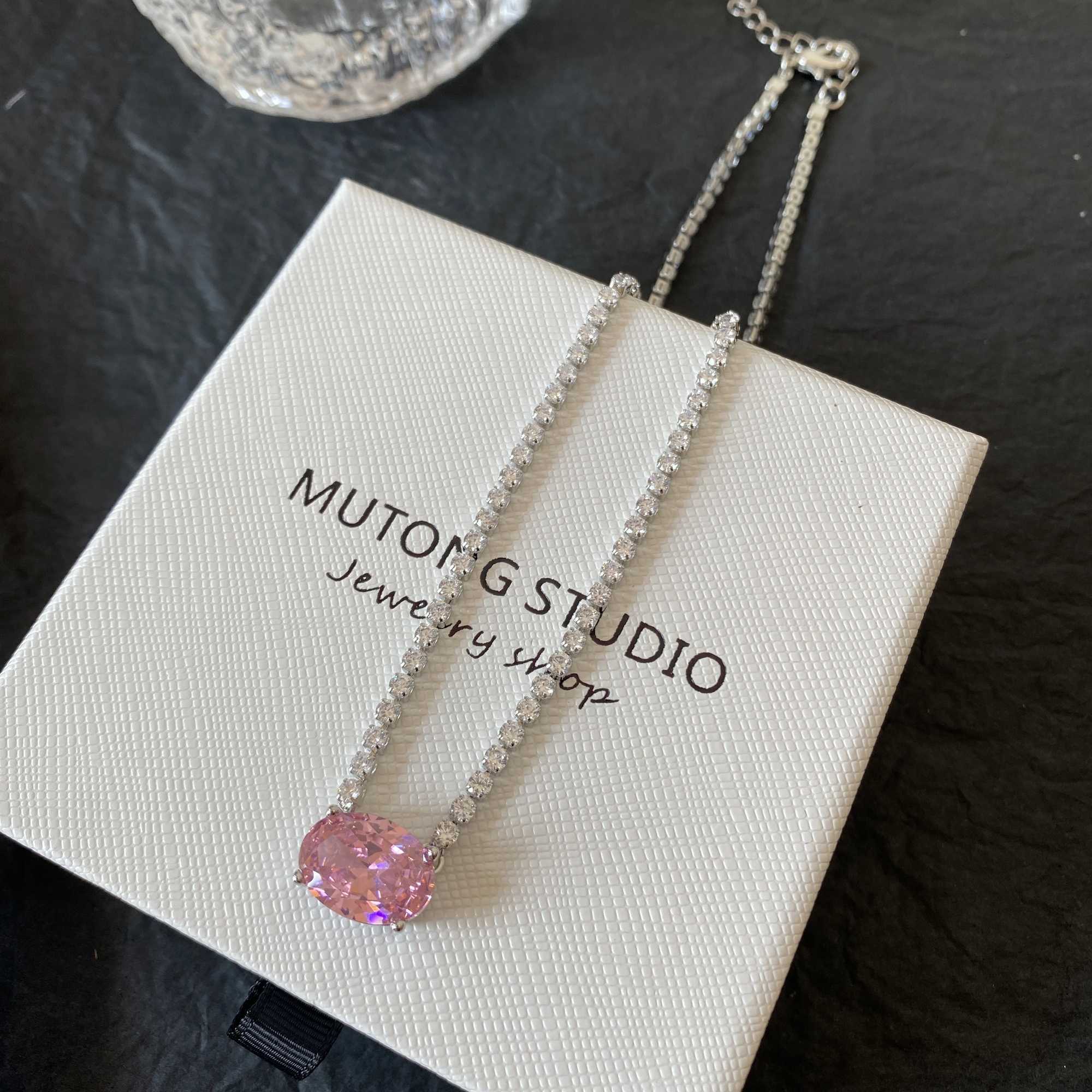 AAA Zircon Candy Colors Beads Choker Necklaces Punk Hip Hop Designer Runway Rare Simply Gown Boho Top Japan Korean XJ250604