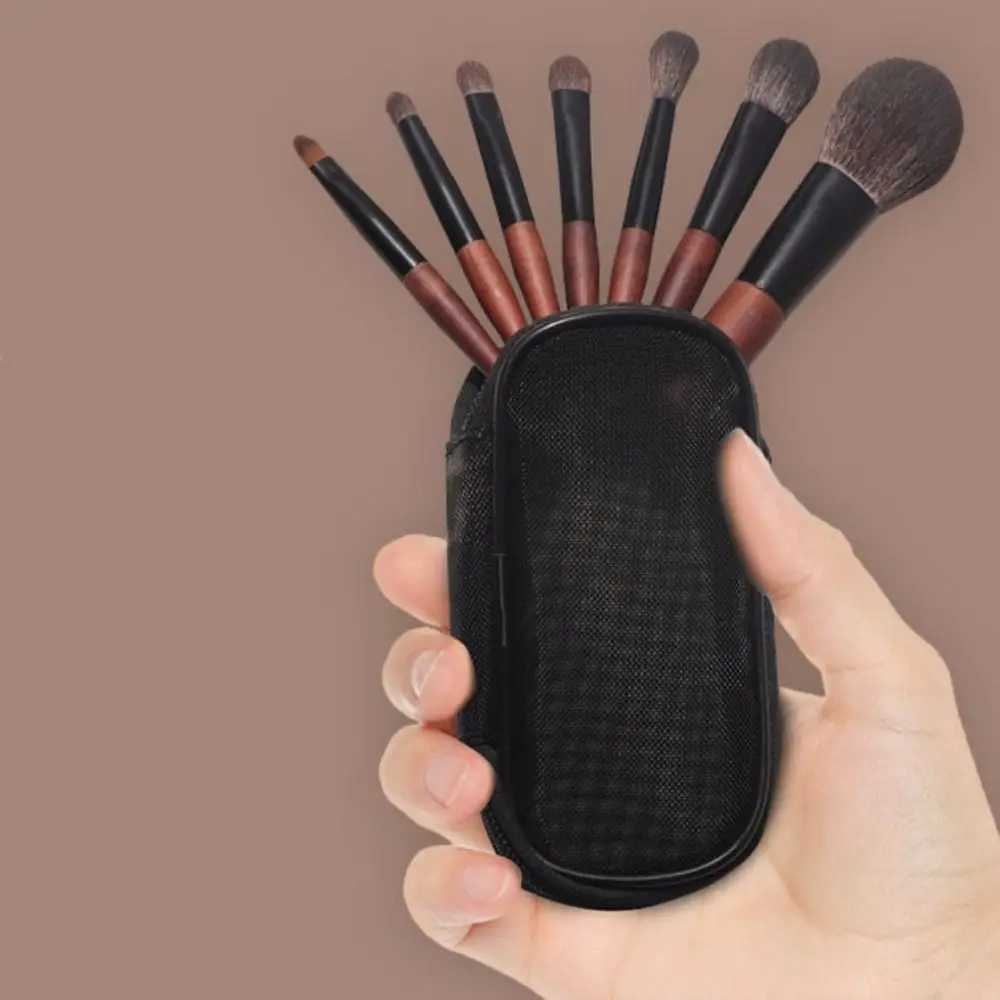 12Pcs Lip liner Mini Makeup Brush Set Wood Furry Eyeshadow Make Up Kit Cosmetic Tool with Storage Box Concealer Brush Set for WomenW250605