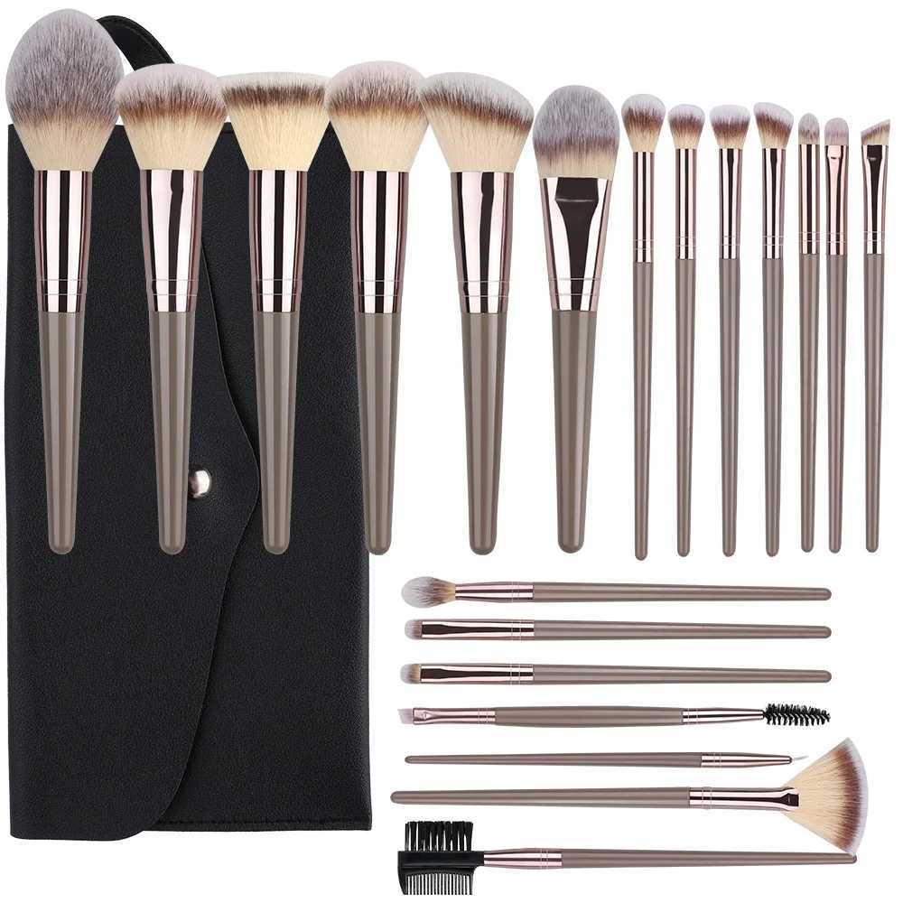 3-20PCS Makeup Brushes Set Professional Soft Fluffy Foundation Eyeshadow Concealer Blending B Brush Kabuki Women Beauty ToolW250605