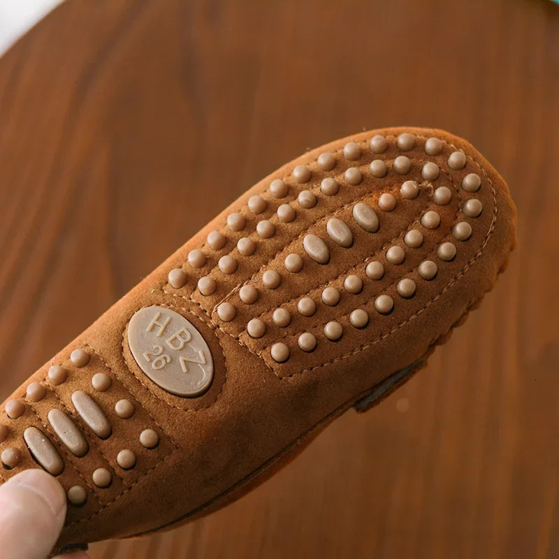 Children Suede Shoes Spring Summer Breathable Slip on Casual Kids Sneakers Boy Girl Baby Toddler Boat Shoes Flats Loafers 250604