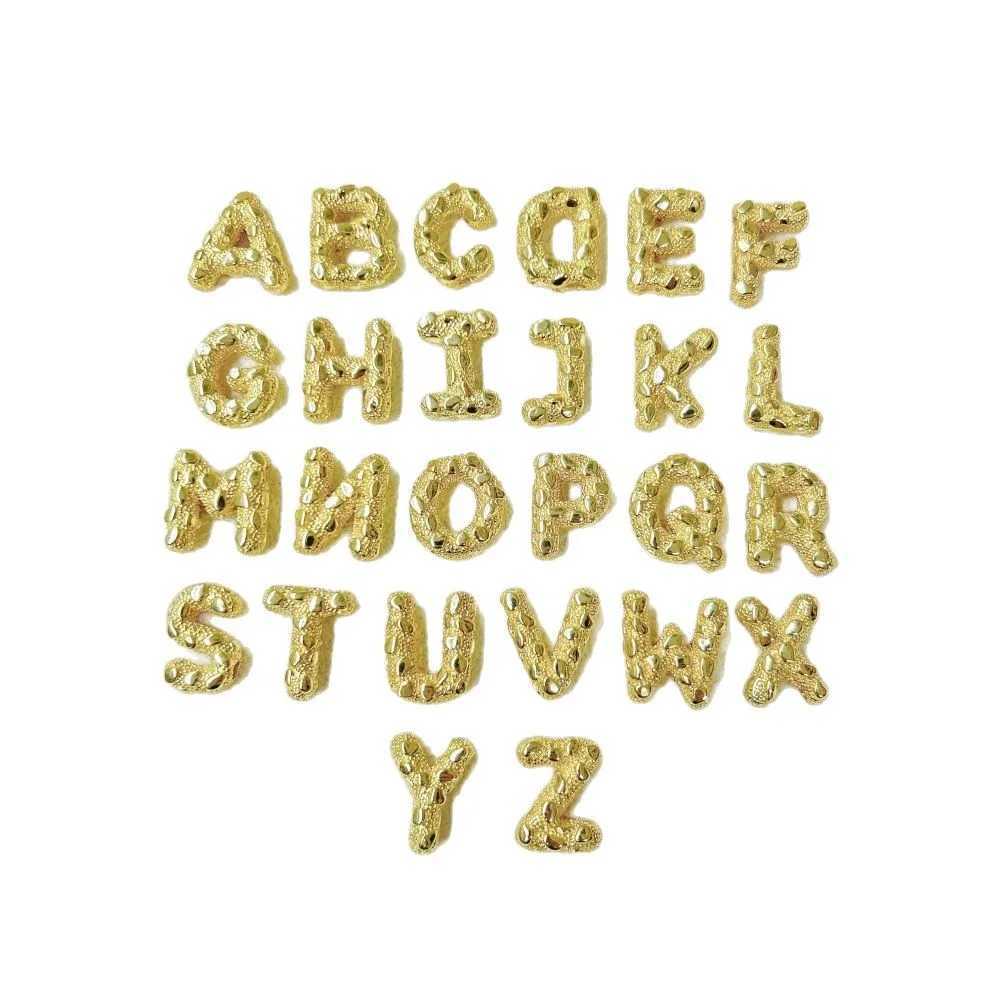 European and American personality trends exaggerated irregular A-Z26 letter pendant for necklace bracelet accessories material XJ250604