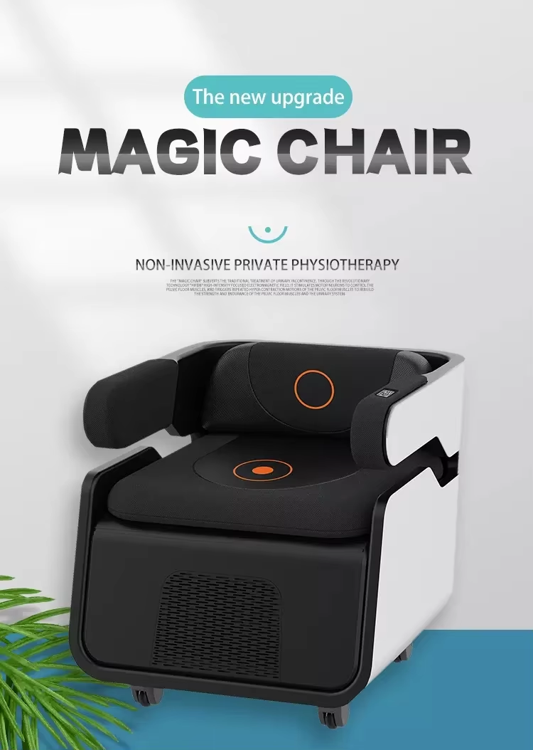 Pelvic Floor Ems Muscle Training Stimulator Ems Chair Slimming Men and Women Ems Muscle Repair Chair Muscle Exerciser Postpartum Repair Ems Magic Chai