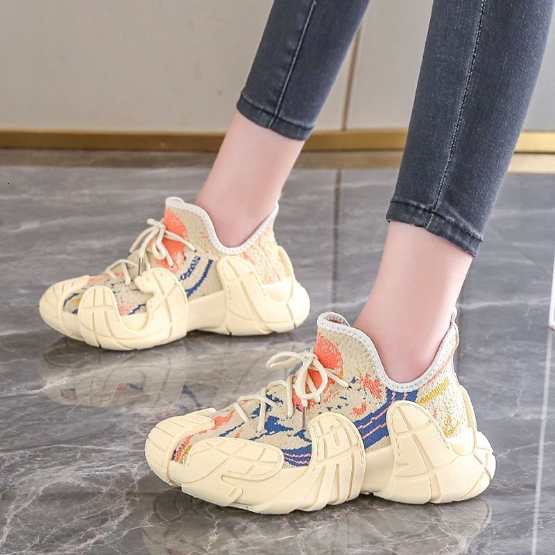 Thick-Soled Dad Shoes for Women, Designer casual shoes All-Season 2025, Thick-Soled, Foot-Slimming, Ins Style, Breathable, Non-Slip, Casual Sneakers