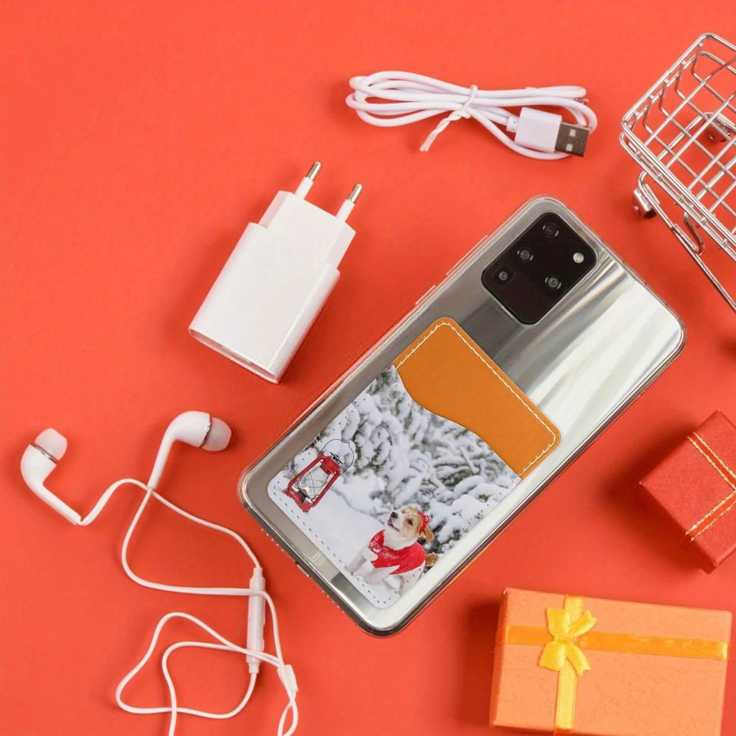 510pcs Sublimation Blanks Phone Wallet PU Leather Card Holder for Back of DIY Credit Pocket Case 250605