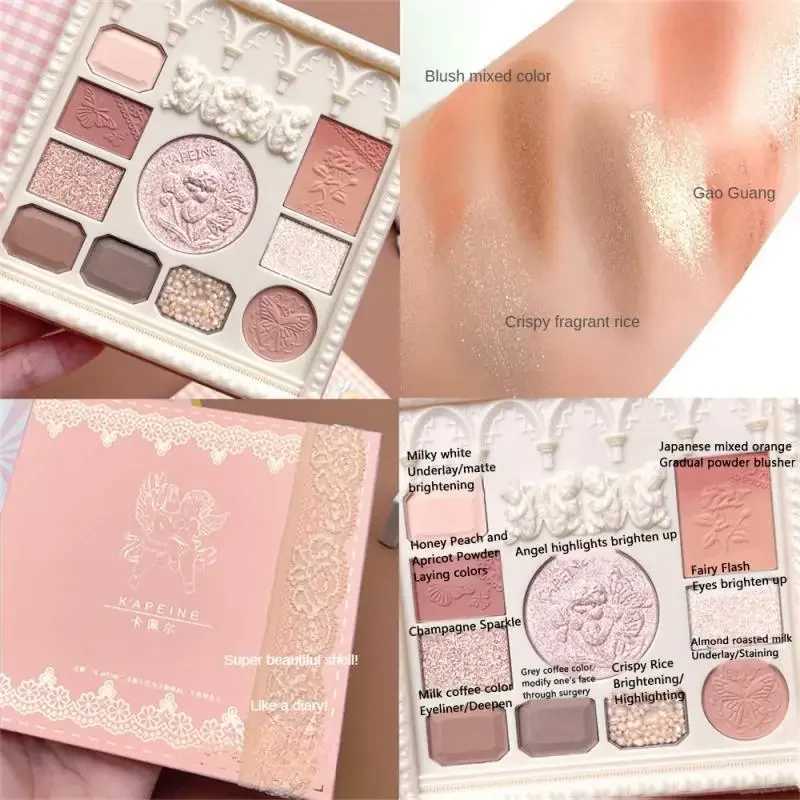 Matte Eye Shadow Palette Shiny Waterproof Pearlescent Glitter Nude Long Lasting Eyeshadow Charming Eyes Makeup Cosmetics Gifts W250605