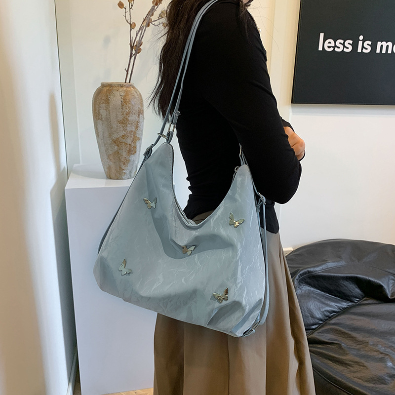 designer Niche Design Commuter Aesthetic Casual Large Capacity Bag for Women 2025 New Design Sense Double Shoulder Single Shoulder Backpack